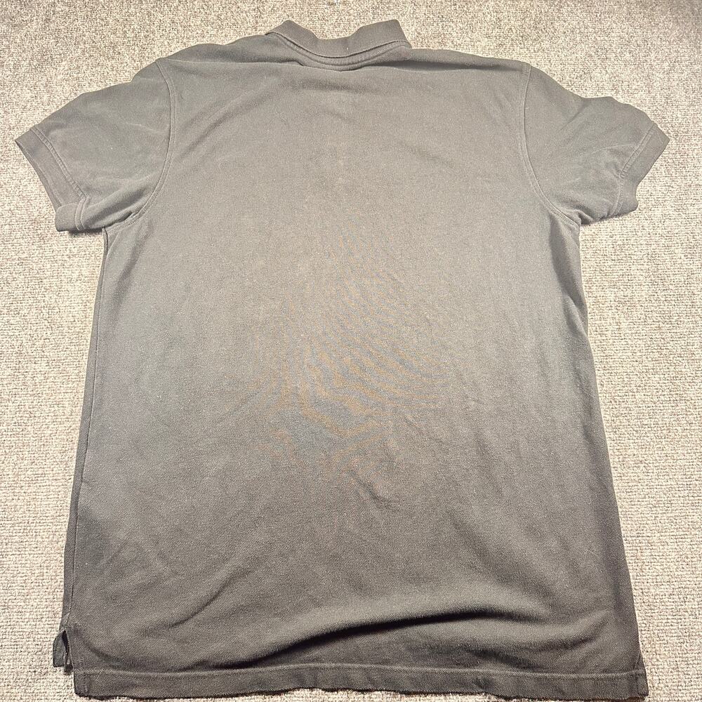 Levi's Housemark Polo Shirt Mens XL Charcoal Gray Red Batwing Logo Short Sleeve - Picture 7 of 7